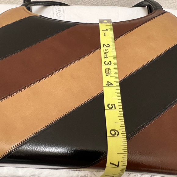 Vintage Multi-color, Patchwork, Top Handle Handbag - Picture 5 of 13